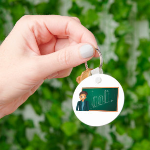 Businessman Presenting Keychain