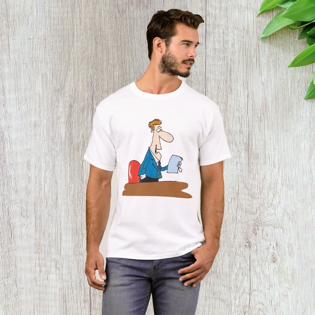 Businessman Reading Mens T-Shirt (Creator Uploaded)