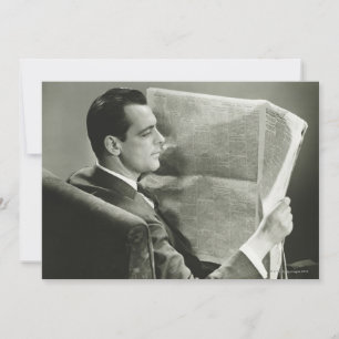 Businessman Reading the Newspaper