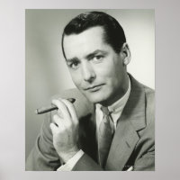 Businessman Smoking Cigar