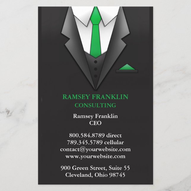 Businessman Suit  Flyer (Front)