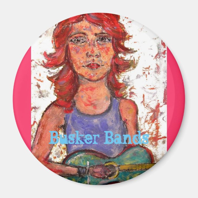 Busker Bands Magnet (Front)