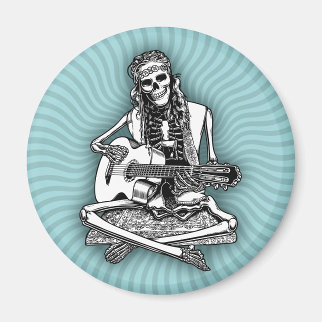 Busker Bones II Magnet (Front)