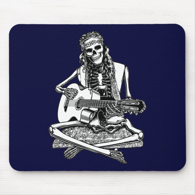 Busker Bones II Mouse Mat (Front)