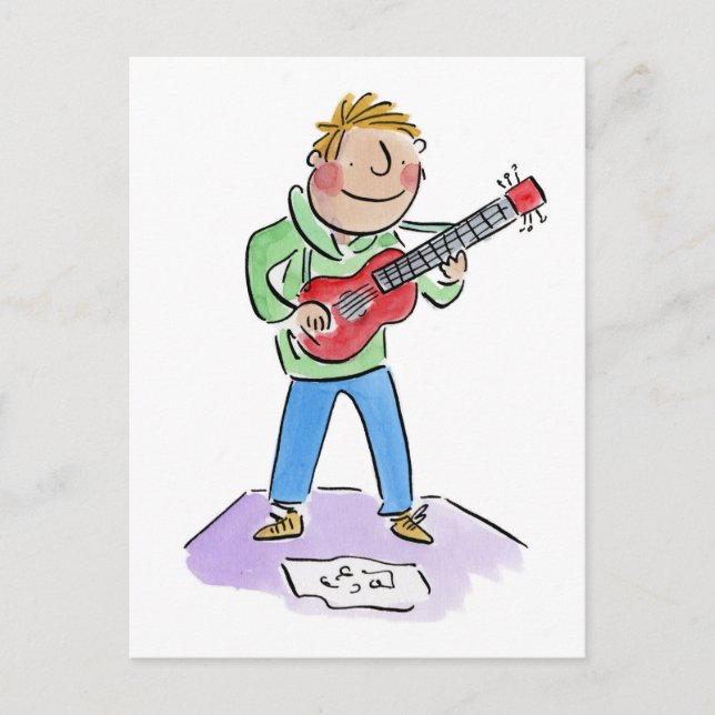 Busker Postcard (Front)