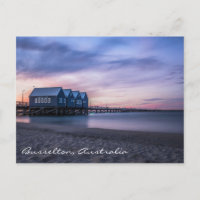 Busselton Jetty at Dusk Postcard