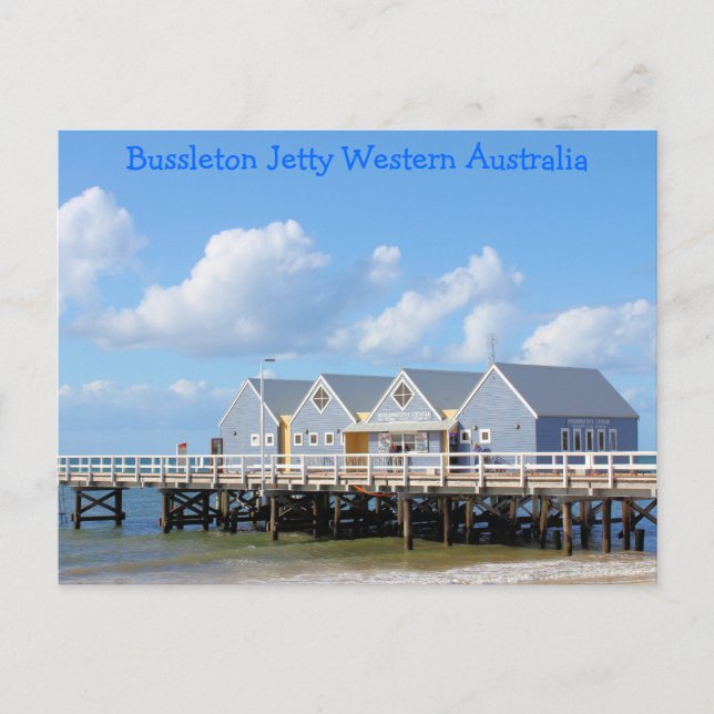 Busselton Jetty Western Australia Postcard (Front)