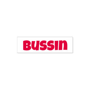 Bussin Self-inking Stamp