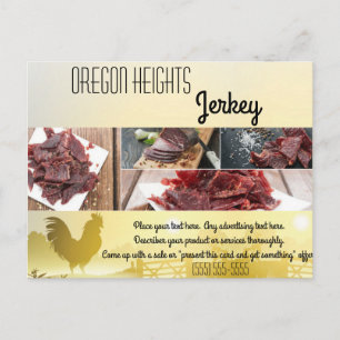 Bussiness Advertising Card Sunny Morning Farm Coun