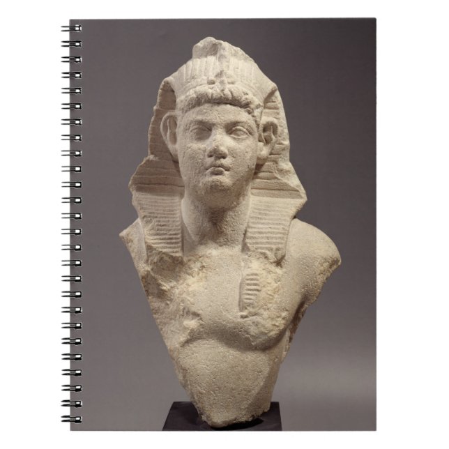 Bust of a Roman Emperor as a pharaoh (marble) Notebook (Front)