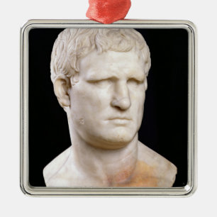 Bust of Agrippa Metal Tree Decoration