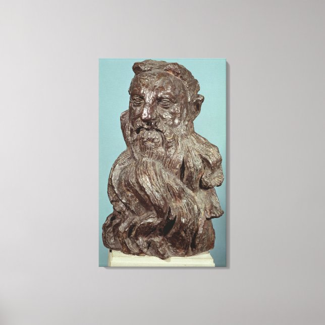 Bust of Auguste Rodin  1909 Canvas Print (Front)