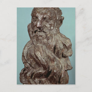Bust of Auguste Rodin  1909 Postcard