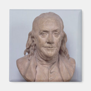 Bust of Benjamin Franklin  1778 Magnet