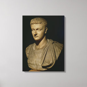 Bust of Caligula Canvas Print