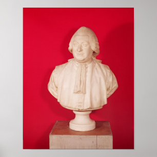 Bust of Chretien Guillaume Poster
