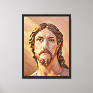 BUST OF CHRIST THE SAVIOR by MICHELANGELO 2026__ Canvas Print