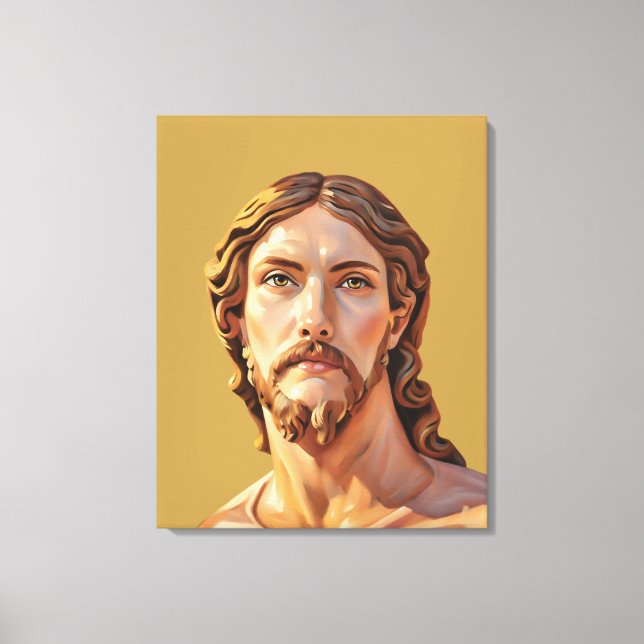 BUST OF CHRIST THE SAVIOR by MICHELANGELO 2026 Canvas Print (Front)