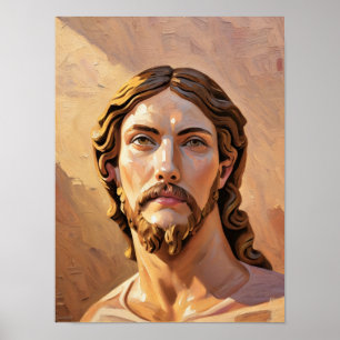 BUST OF CHRIST THE SAVIOR by MICHELANGELO 2026__ Poster