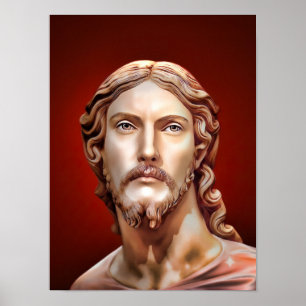 BUST OF CHRIST THE SAVIOR by MICHELANGELO 2026__ Poster
