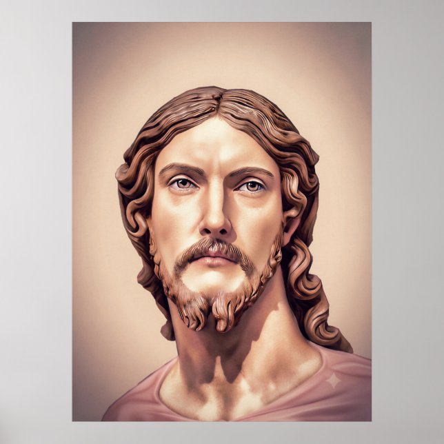 BUST OF CHRIST THE SAVIOR by MICHELANGELO 2026__ Poster (Front)