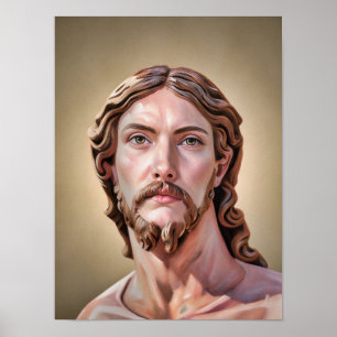 BUST OF CHRIST THE SAVIOR by MICHELANGELO 2026__ Poster