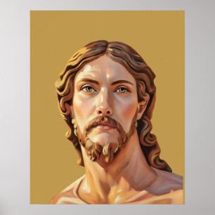 BUST OF CHRIST THE SAVIOR by MICHELANGELO 2026 Poster