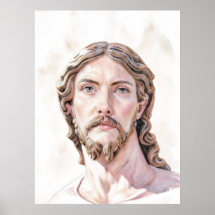 BUST OF CHRIST THE SAVIOR by MICHELANGELO 2026__ Poster