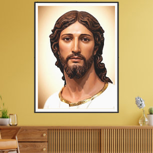 BUST OF CHRIST THE SAVIOUR by MICHELANGELO 2026 Canvas Print