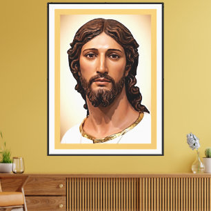 BUST OF CHRIST THE SAVIOUR by MICHELANGELO 2026 Canvas Print