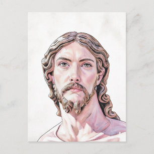 BUST OF CHRIST THE SAVIOUR by MICHELANGELO 2026_ Postcard