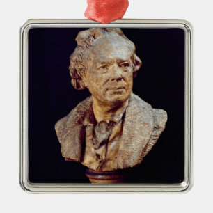 Bust of Christoph Wilibald von Gluck c.1775 Metal Tree Decoration