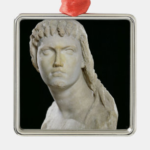 Bust of Cleopatra II or her daughter Metal Tree Decoration