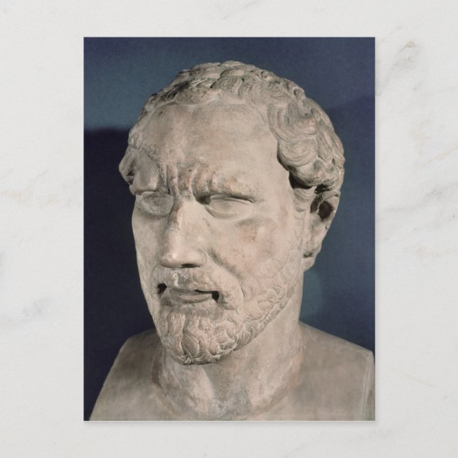 Bust of Demosthenes Postcard (Front)