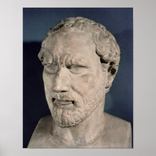 Bust of Demosthenes Poster