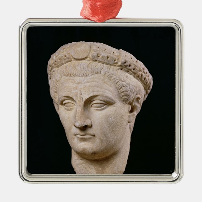 Bust of Emperor Claudius  from Thasos Metal Tree Decoration (Front)