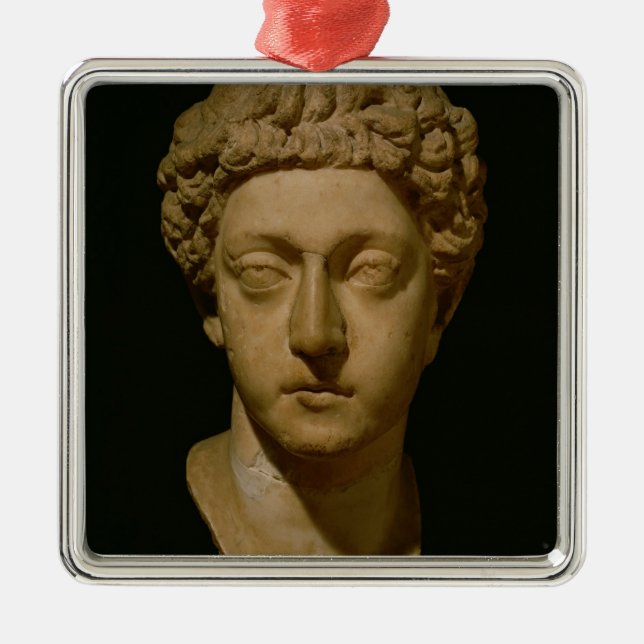Bust of Emperor Commodus Metal Tree Decoration (Front)