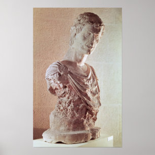 Bust of Emperor Frederick II Poster