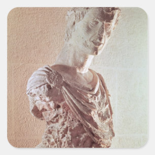 Bust of Emperor Frederick II Square Sticker