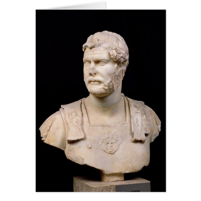 Bust of Emperor Hadrian  found in Crete (Front)
