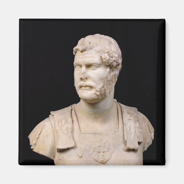 Bust of Emperor Hadrian  found in Crete Magnet (Front)
