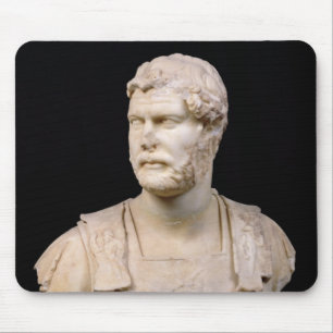 Bust of Emperor Hadrian found in Crete Mouse Mat