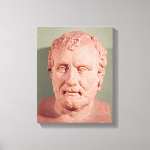 Bust of Eschinus, c.480-476 BC Canvas Print