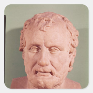 Bust of Eschinus, c.480-476 BC Square Sticker