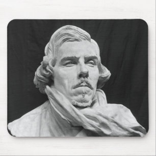 Bust of Eugene Delacroix Mouse Mat