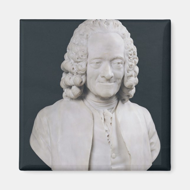 Bust of Francois Marie Arouet de Voltaire  1778 Magnet (Front)