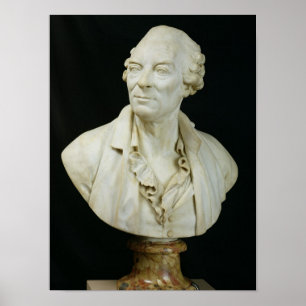 Bust of George Louis Leclerc  Count of Buffon Poster