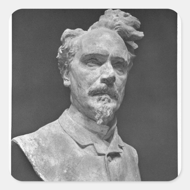 Bust of Henri Rochefort Square Sticker (Front)