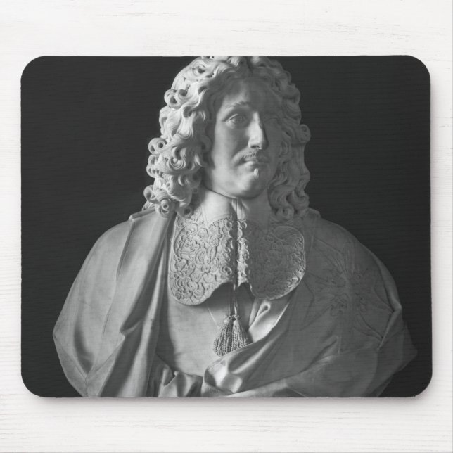 Bust of Jean-Baptiste Colbert de Torcy Mouse Mat (Front)