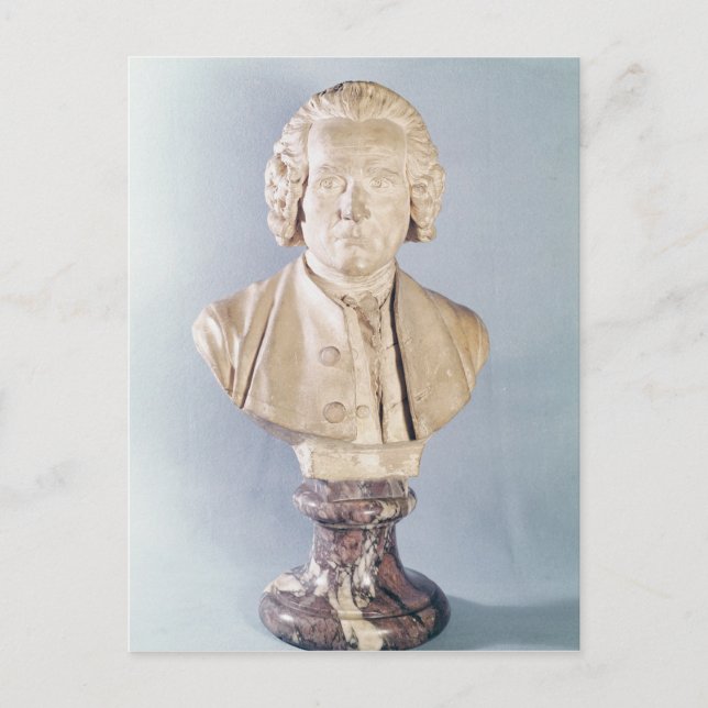 Bust of Jean-Jacques Rousseau Postcard (Front)